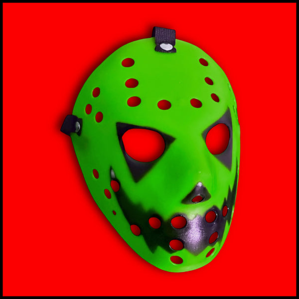 SLIME GREEN HOCKEY MASK