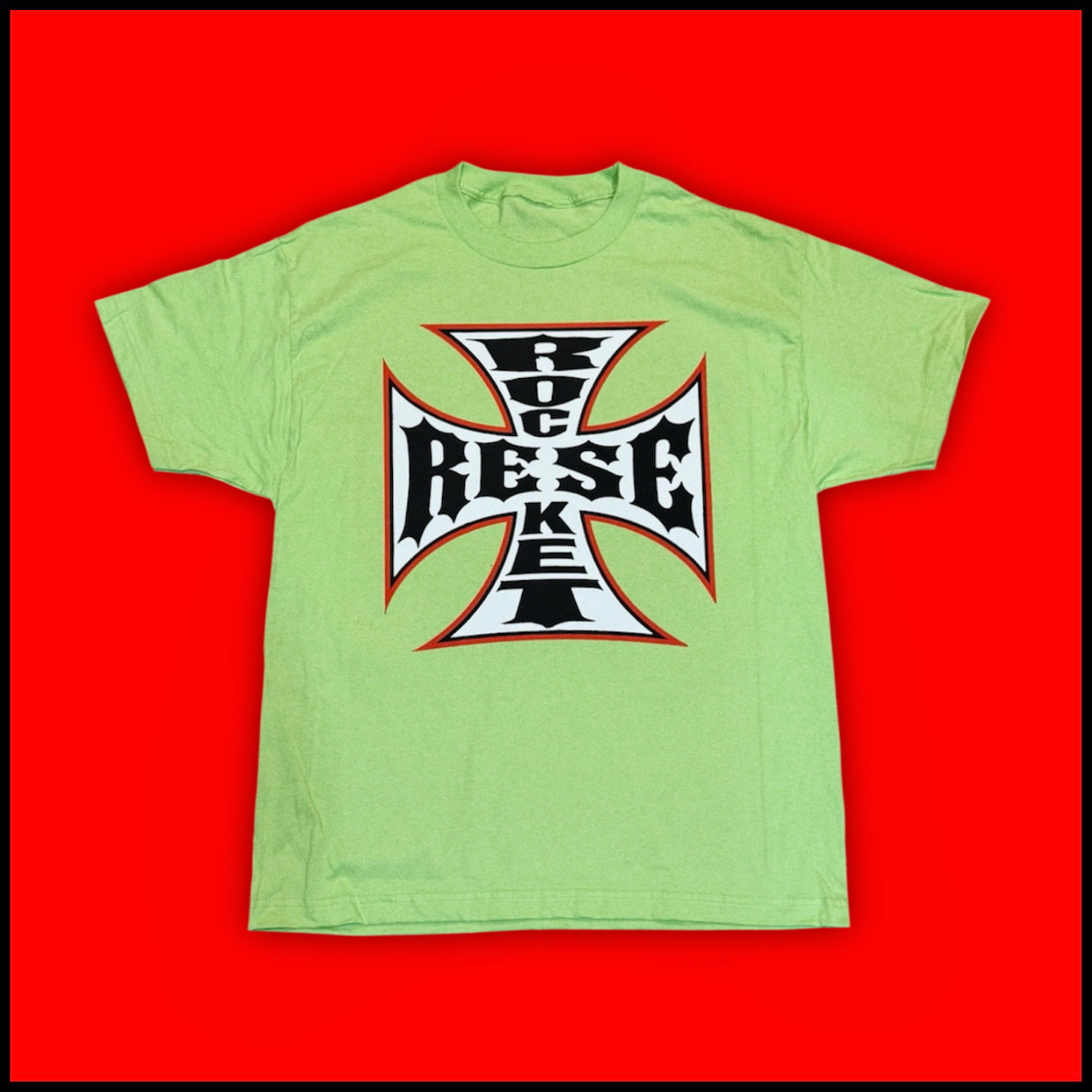 GREEN MOTO TEE